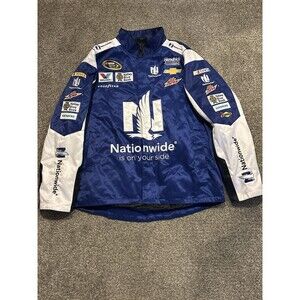 Nascar Chase Authentics Dale Earnhardt Jr #88 Nationwide Men's Racing Jacket L